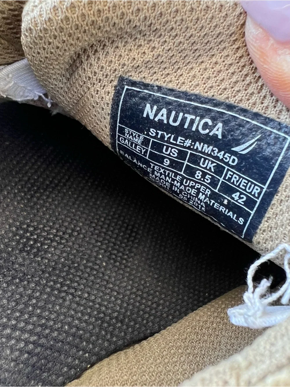 NAUTICA Galley Boat Shoes Sz 9